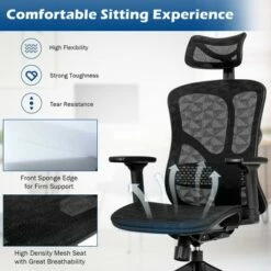 Costway Ergonomic High Back Mesh Office Chair Adjustable Swivel Computer Chair -Office Chairs Sales Shop unnamed file 4354