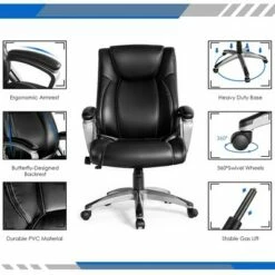 Costway Big & Tall Office Chai Ergonomic Swivel Chair w/ Lumbar Support 19 Costway Big & Tall Office Chai Ergonomic Swivel Chair w/ Lumbar Support -Office Chairs Sales Shop unnamed file 4369