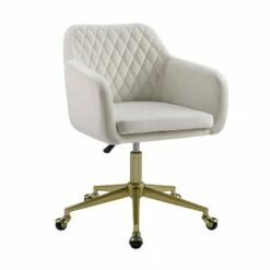 Imogen Quilted Office Chair - Linon Gray -Office Chairs Sales Shop unnamed file 4382