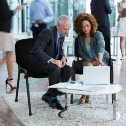 Costway Set of 5 Conference Chair Elegant Design Office Guest Reception -Office Chairs Sales Shop unnamed file 4399