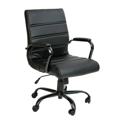 Flash Furniture Mid-Back Executive Swivel Office Chair with Metal Frame and Arms 19 Flash Furniture Mid-Back Executive Swivel Office Chair with Metal Frame and Arms - Image 17