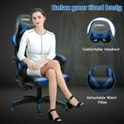 Costway Gaming Chair Reclining Swivel Racing Office Chair w/Massage Lumbar Support 19 Costway Gaming Chair Reclining Swivel Racing Office Chair w/Massage Lumbar Support -Office Chairs Sales Shop unnamed file 4479