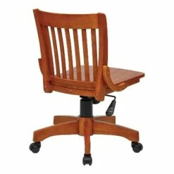 Armless Wood Banker's Chair Fruitwood - OSP Home Furnishings -Office Chairs Sales Shop unnamed file 4509