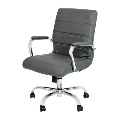 Merrick Lane Contemporary Mid-Back Home Office Chair with Padded Arms 11 Merrick Lane Contemporary Mid-Back Home Office Chair with Padded Arms - Image 9