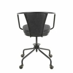 Oregon Industrial Upholstered Task Chair - LumiSource Black/green -Office Chairs Sales Shop unnamed file 4526