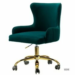 Velvet Office Task Chair with Metal Base | Karat Home -Office Chairs Sales Shop unnamed file 4545