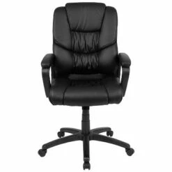 Flash Furniture Flash Fundamentals Big & Tall 400 lb. Rated LeatherSoft Swivel Office Chair with Padded Arms, BIFMA Certified -Office Chairs Sales Shop unnamed file 4554