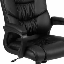 Flash Furniture Flash Fundamentals Big & Tall 400 lb. Rated LeatherSoft Swivel Office Chair with Padded Arms, BIFMA Certified -Office Chairs Sales Shop unnamed file 4558