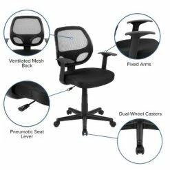 Emma and Oliver Mid-Back Mesh Swivel Ergonomic Task Office Chair - Arms, BIFMA Certified 19 Emma and Oliver Mid-Back Mesh Swivel Ergonomic Task Office Chair - Arms, BIFMA Certified -Office Chairs Sales Shop unnamed file 4569