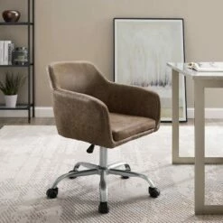 Rylen Office Chair - Linon Brown -Office Chairs Sales Shop unnamed file 464