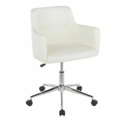 Andrew Contemporary Office Chair - LumiSource White -Office Chairs Sales Shop unnamed file 4649