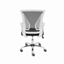 Modern Home Zuna Ergonomic Design Breathable Mesh Modern Mid Back Office Desk Chair with Lumbar Support, Steel Base, and Rolling Wheels, White & Black -Office Chairs Sales Shop unnamed file 4656