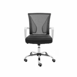 Modern Home Zuna Ergonomic Design Breathable Mesh Modern Mid Back Office Desk Chair with Lumbar Support, Steel Base, and Rolling Wheels, White & Black -Office Chairs Sales Shop unnamed file 4657