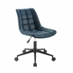 Tufted Armless Swivel Office Chair - Saracina Home Navy -Office Chairs Sales Shop unnamed file 4663