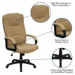 Flash Furniture High Back Fabric Executive Swivel Office Chair with Arms -Office Chairs Sales Shop unnamed file 4666