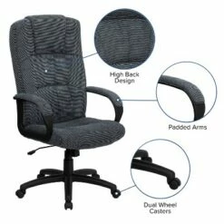 Flash Furniture High Back Fabric Executive Swivel Office Chair with Arms -Office Chairs Sales Shop unnamed file 4674
