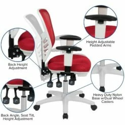 Flash Furniture Mid-Back Mesh Multifunction Executive Swivel Ergonomic Office Chair with Adjustable Arms -Office Chairs Sales Shop unnamed file 4722