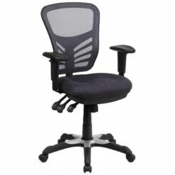 Flash Furniture Mid-Back Mesh Multifunction Executive Swivel Ergonomic Office Chair with Adjustable Arms -Office Chairs Sales Shop unnamed file 4726