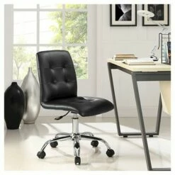 Prim Armless Midback Office Chair - Modway Armor Gray -Office Chairs Sales Shop unnamed file 4739