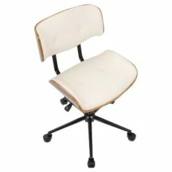 Lombardi Mid-Century Modern Office Chair with Swivel - LumiSource Black -Office Chairs Sales Shop unnamed file 4773