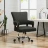 Bonaparte Traditional Home Office Chair - Christopher Knight Home Dark Gray