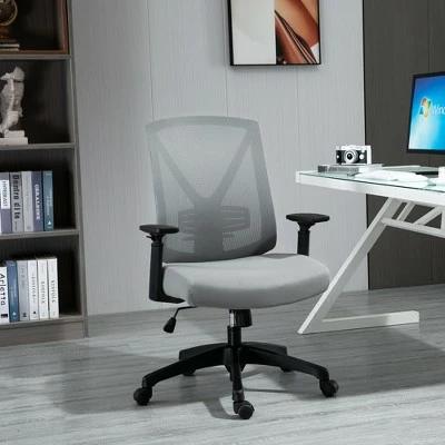 Vinsetto Ergonomic Mesh Office Chair with Lumbar Back Support Adjustable Height and Armrests for Home Office 11 Vinsetto Ergonomic Mesh Office Chair with Lumbar Back Support Adjustable Height and Armrests for Home Office - Image 9