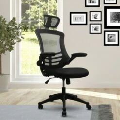 Modern Task Chair Black - Techni Mobili