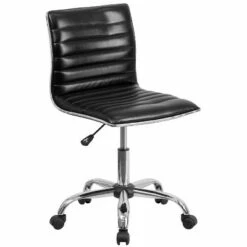 Merrick Lane Home Office Chair Ergonomic Executive Ribbed Low Back Armless Computer Desk Chair - Base, Frame & Border -Office Chairs Sales Shop unnamed file 4870