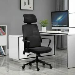 Vinsetto Ergonomic Home Office Mesh Desk Chairs,Adjustable Seat & Headrest, Rocking Function 18 Vinsetto Ergonomic Home Office Mesh Desk Chairs,Adjustable Seat & Headrest, Rocking Function -Office Chairs Sales Shop unnamed file 4886