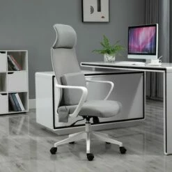 Vinsetto Ergonomic Home Office Mesh Desk Chairs,Adjustable Seat & Headrest, Rocking Function 19 Vinsetto Ergonomic Home Office Mesh Desk Chairs,Adjustable Seat & Headrest, Rocking Function -Office Chairs Sales Shop unnamed file 4887