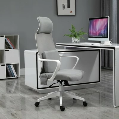 Vinsetto Ergonomic Home Office Mesh Desk Chairs,Adjustable Seat & Headrest, Rocking Function 11 Vinsetto Ergonomic Home Office Mesh Desk Chairs,Adjustable Seat & Headrest, Rocking Function - Image 9