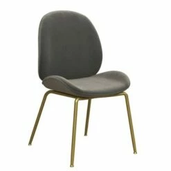Astor Velvet Upholstered Dining Chair with Brass Metal Legs - CosmoLiving by Cosmopolitan Green 21 Astor Velvet Upholstered Dining Chair with Brass Metal Legs - CosmoLiving by Cosmopolitan Green -Office Chairs Sales Shop unnamed file 49