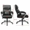 Costway Executive Office Recliner Chair High Back Adjustable Task Chair w/Lumbar Support -Office Chairs Sales Shop unnamed file 4916