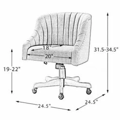 Dante Task Chair | Karat Home 23 Dante Task Chair | Karat Home -Office Chairs Sales Shop unnamed file 4934