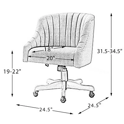 Dante Task Chair | Karat Home 10 Dante Task Chair | Karat Home - Image 8