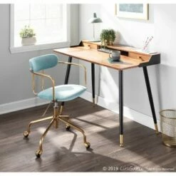 Demi Contemporary Office Chair - LumiSource Gold/pink 20 Demi Contemporary Office Chair - LumiSource Gold/pink -Office Chairs Sales Shop unnamed file 4981