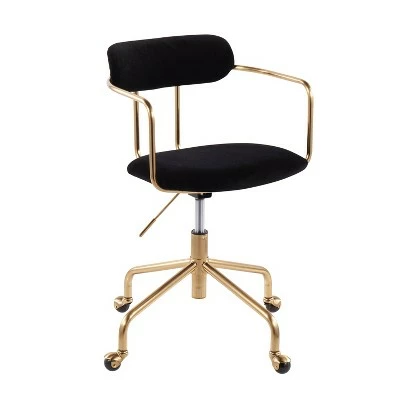 Demi Contemporary Office Chair - LumiSource Gold/pink 12 Demi Contemporary Office Chair - LumiSource Gold/pink - Image 10