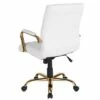 Mid Back Leather Executive Office Chair White/Gold - Riverstone Furniture 1 Mid Back Leather Executive Office Chair White/Gold - Riverstone Furniture -Office Chairs Sales Shop unnamed file 4987