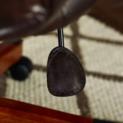 Big and Tall Executive Office Chair with Upgraded Wood Accents - Serta Ivory 13 Big and Tall Executive Office Chair with Upgraded Wood Accents - Serta Ivory - Image 11