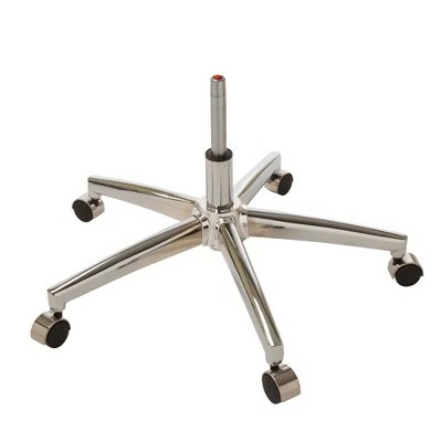 Mid Century Modern Bonded Leather Gaslift Adjustable Swivel Office Chair Cream - Glitzhome 11 Mid Century Modern Bonded Leather Gaslift Adjustable Swivel Office Chair Cream - Glitzhome - Image 9