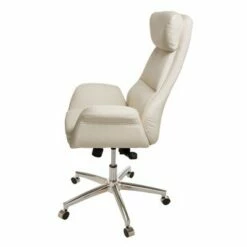 Mid Century Modern Bonded Leather Gaslift Adjustable Swivel Office Chair Cream - Glitzhome 21 Mid Century Modern Bonded Leather Gaslift Adjustable Swivel Office Chair Cream - Glitzhome -Office Chairs Sales Shop unnamed file 5168