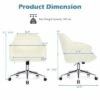 Costway Synthetic Swivel Office Chair Adjustable Task Chair Fluffy Vanity Chair 2 Costway Synthetic Swivel Office Chair Adjustable Task Chair Fluffy Vanity Chair -Office Chairs Sales Shop unnamed file 5173