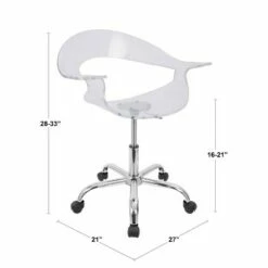 Acrylic Rumor Chair Clear - LumiSource -Office Chairs Sales Shop unnamed file 5213