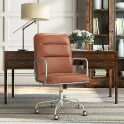 Franklin Modern Desk Chair - Finch Brown