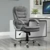 Vinsetto Adjustable Height Ergonomic High Back Home Office Chair with Armrests Grey