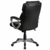 Mid Back Leather Office Chair with Padded Arms - Riverstone Furniture Black -Office Chairs Sales Shop unnamed file 5295