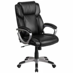 Mid Back Leather Office Chair with Padded Arms - Riverstone Furniture Black 10 Mid Back Leather Office Chair with Padded Arms - Riverstone Furniture Black -Office Chairs Sales Shop unnamed file 5298