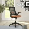 Mid - Back Mesh Task Office Chair with Height Adjustable Arms - Techni Mobili Brown -Office Chairs Sales Shop unnamed file 530