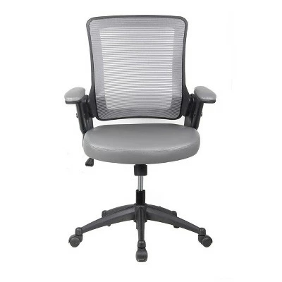 Mid - Back Mesh Task Office Chair with Height Adjustable Arms - Techni Mobili Brown 4 Mid - Back Mesh Task Office Chair with Height Adjustable Arms - Techni Mobili Brown - Image 2