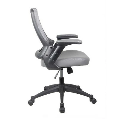 Mid - Back Mesh Task Office Chair with Height Adjustable Arms - Techni Mobili Brown 5 Mid - Back Mesh Task Office Chair with Height Adjustable Arms - Techni Mobili Brown - Image 3